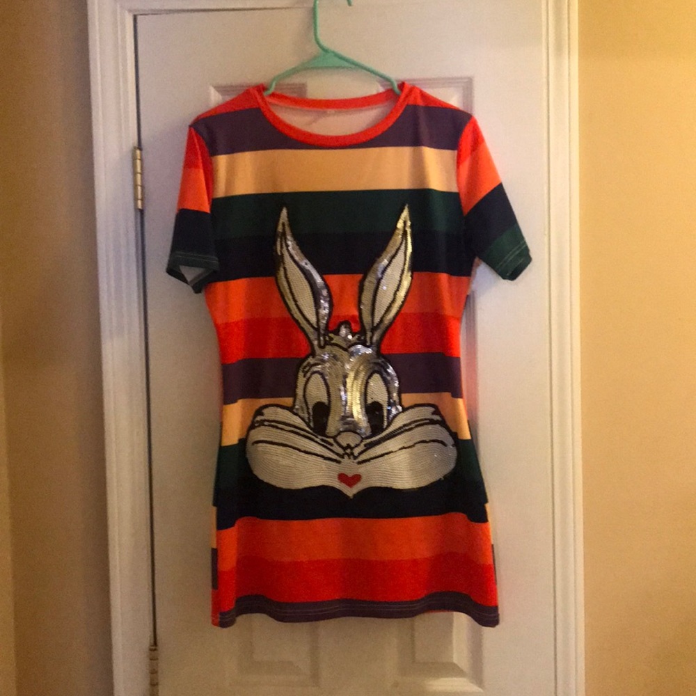 Spring dress multicolored